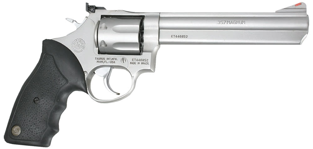 Taurus 66 38 Special +P Revolver, 6 7+1 Matte Stainless-img-0