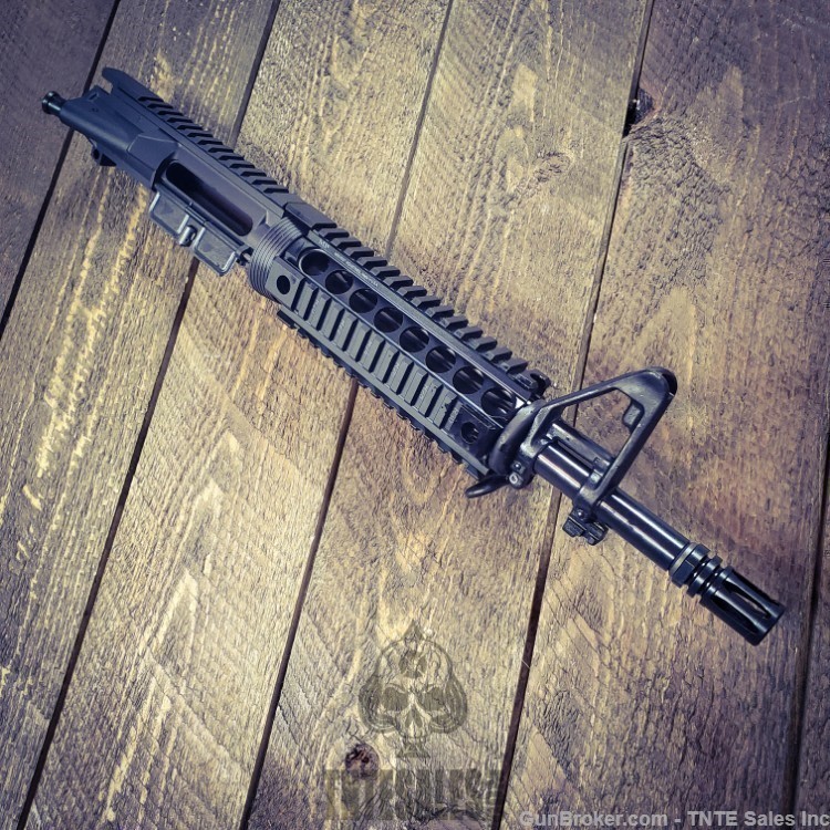 M4 11.5" Upper 5.56mm NATO M-4 MK-18 Quad Rail-img-1