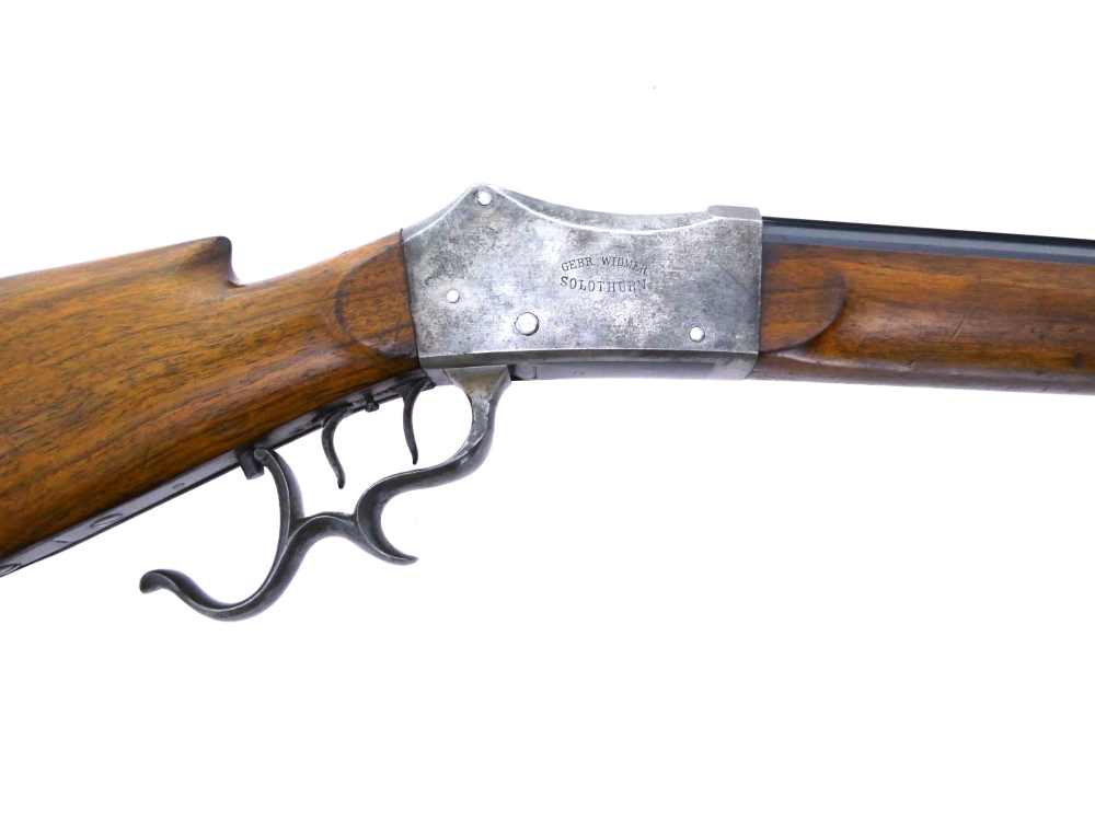Antique Swiss Widmer 7.5mm Peabody Martini Match Rifle NR-img-9