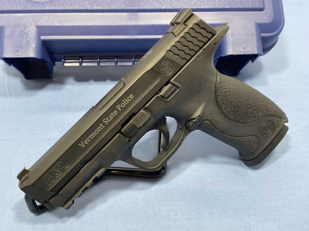 Smith & Wesson Collector Rare Agancy Marked Vermont State Police-img-3