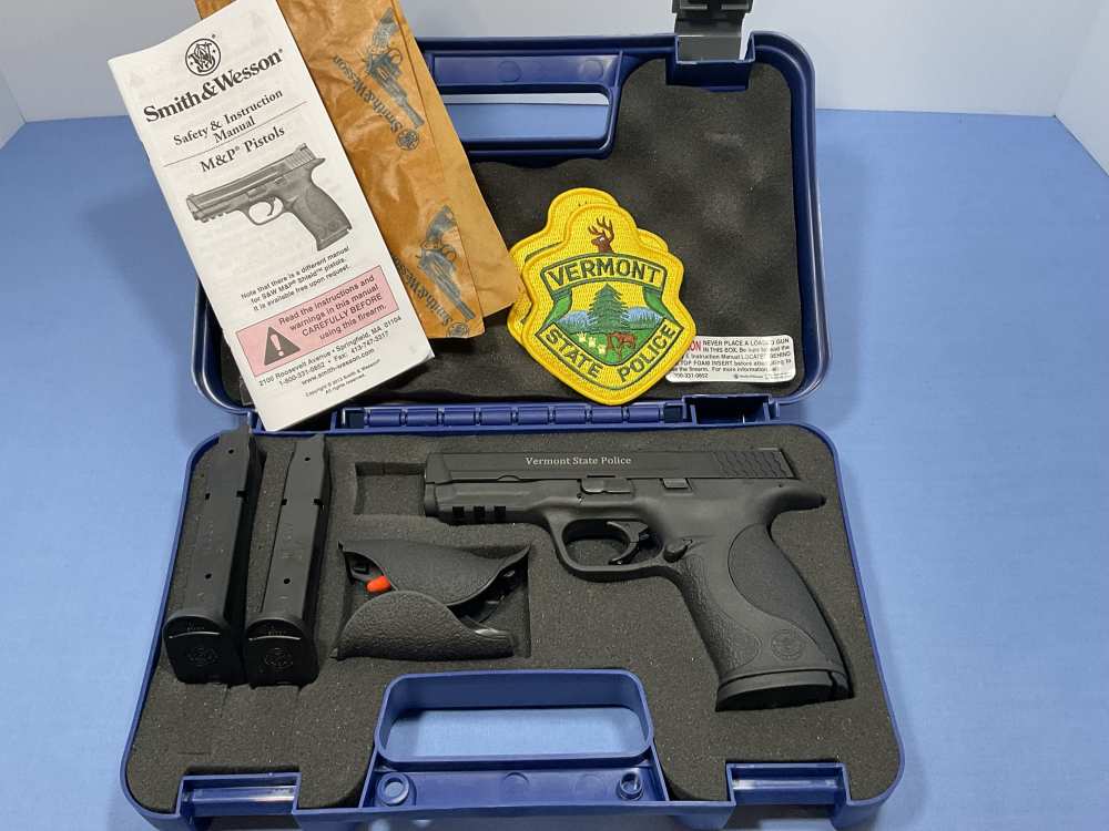 Smith & Wesson Collector Rare Agancy Marked Vermont State Police-img-11