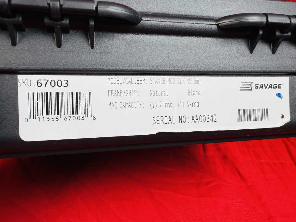 Savage Arms Stance XR MC9 9mm 3.2" 1:10" Bbl Black Semi-Auto Pistol 67003-img-7
