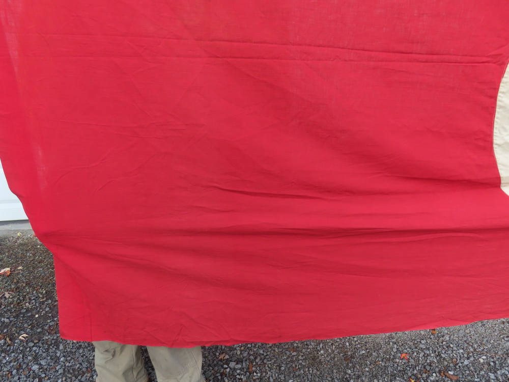 LARGE WWII GERMAN NATIONAL PARTY FLAG/BANNER-6'x 12'-ORIGINAL-GREAT LOOKING-img-2