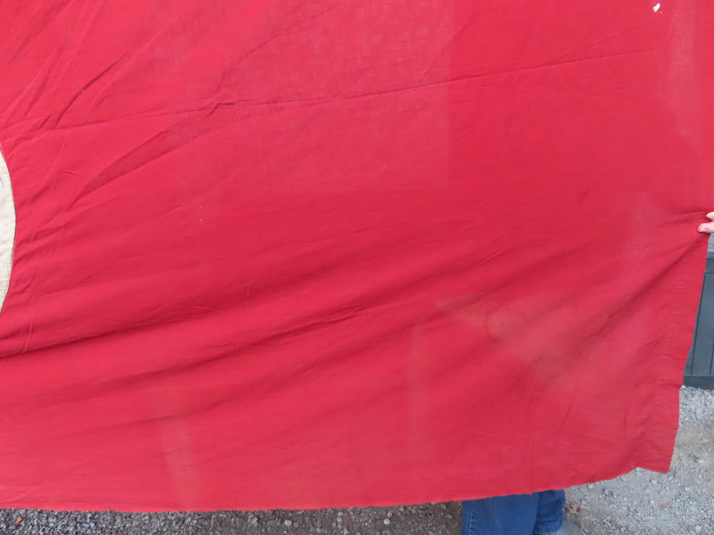 LARGE WWII GERMAN NATIONAL PARTY FLAG/BANNER-6'x 12'-ORIGINAL-GREAT LOOKING-img-7
