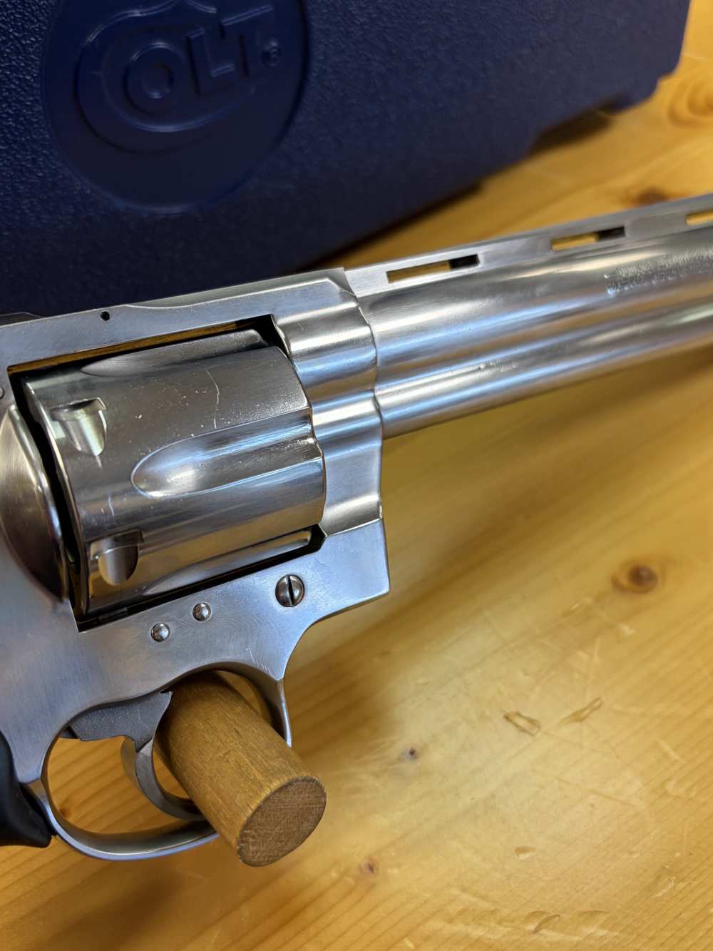 COLT ANACONDA STAINLESS 44MAG 8" 1994 MINT-img-3