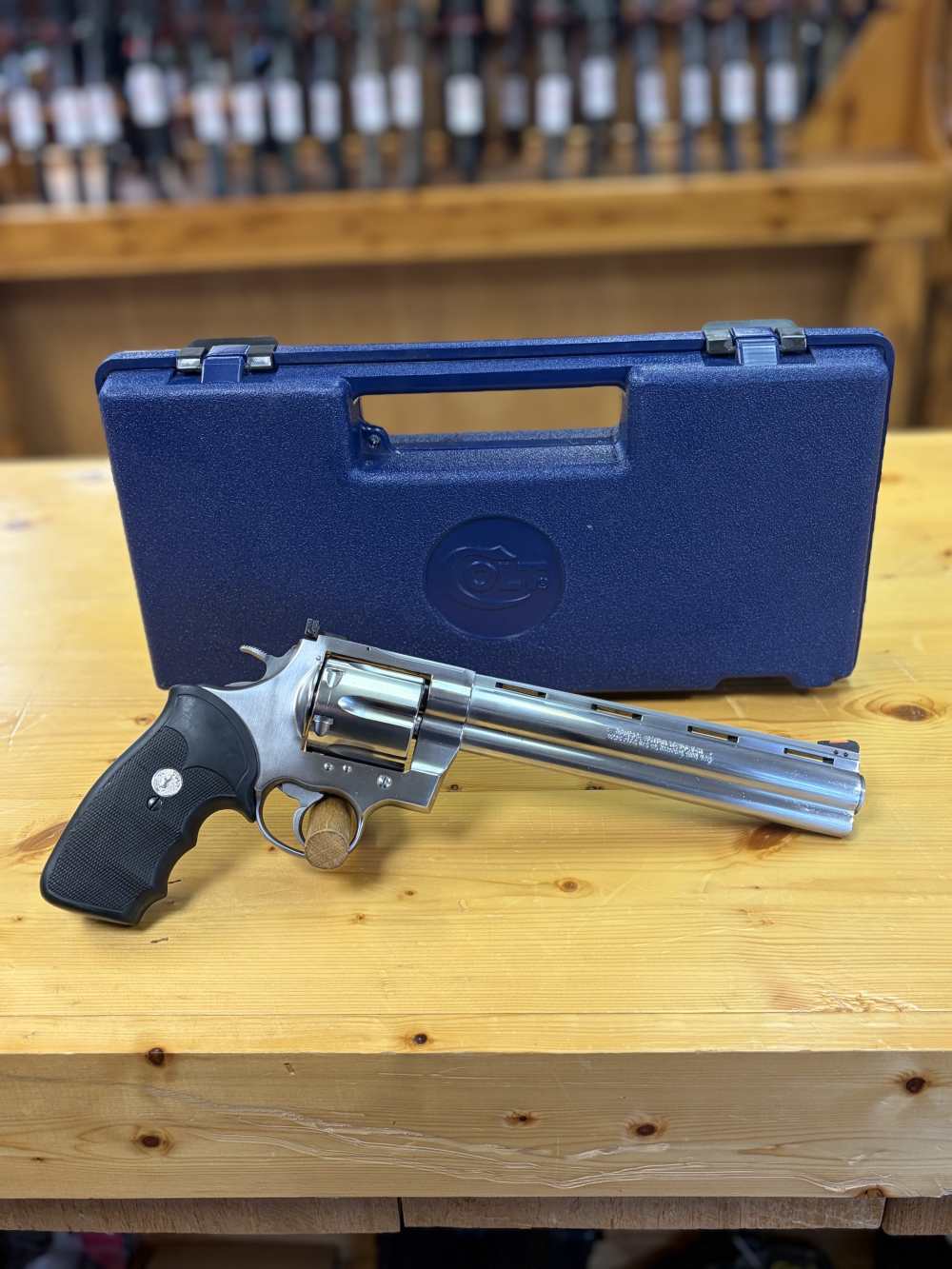 COLT ANACONDA STAINLESS 44MAG 8" 1994 MINT-img-1