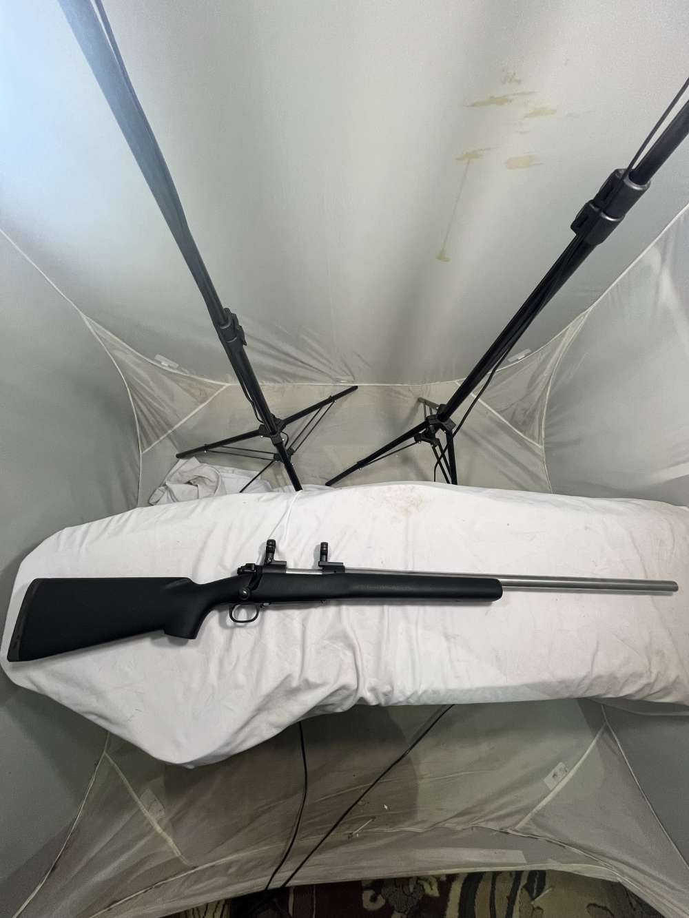 Winchester Model 70 260 Rem Hart Barrel Mcmillan Stock-img-0
