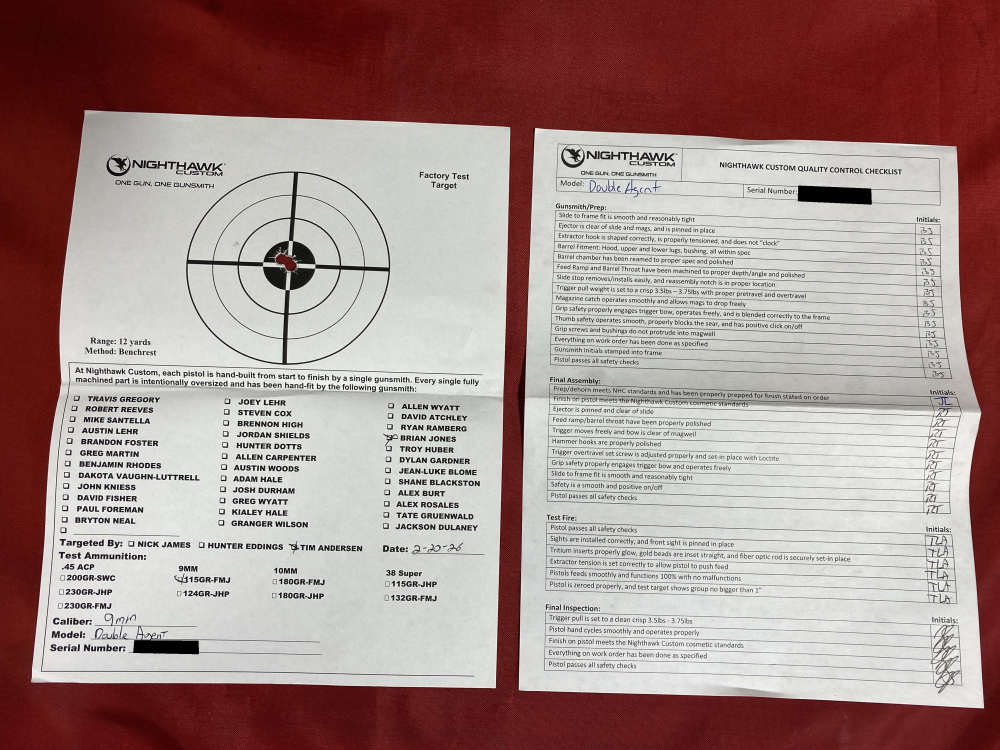 Nighthawk Custom Double Agent 9mm IOS Blacked Out New In Box               -img-17