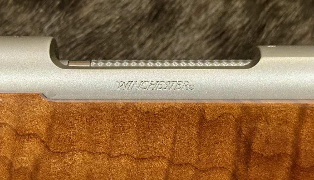 WINCHESTER MODEL 70 FEATHERWEIGHT STAINLESS DARK MAPLE 308, GOOD WOOD-img-15