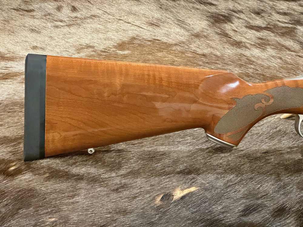 WINCHESTER MODEL 70 FEATHERWEIGHT STAINLESS DARK MAPLE 308, GOOD WOOD-img-2