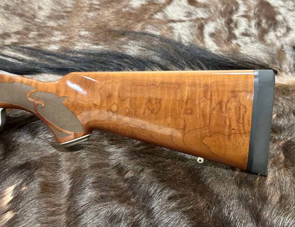 WINCHESTER MODEL 70 FEATHERWEIGHT STAINLESS DARK MAPLE 308, GOOD WOOD-img-9