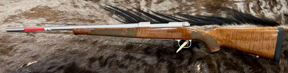 WINCHESTER MODEL 70 FEATHERWEIGHT STAINLESS DARK MAPLE 308, GOOD WOOD-img-1
