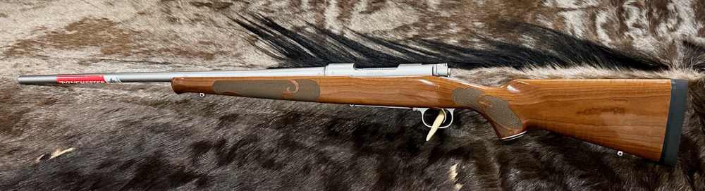 WINCHESTER MODEL 70 FEATHERWEIGHT STAINLESS DARK MAPLE 308, GOOD WOOD-img-2