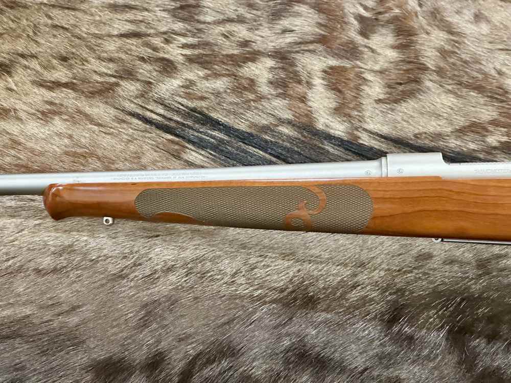 WINCHESTER MODEL 70 FEATHERWEIGHT STAINLESS DARK MAPLE 308, GOOD WOOD-img-11
