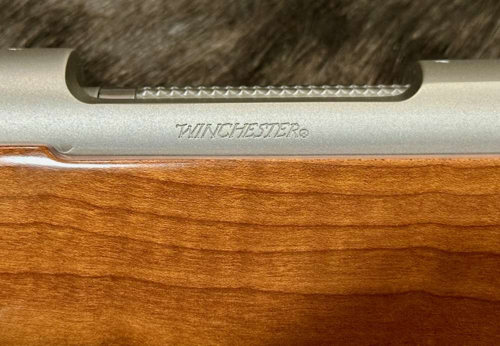 WINCHESTER MODEL 70 FEATHERWEIGHT STAINLESS DARK MAPLE 308, GOOD WOOD-img-15