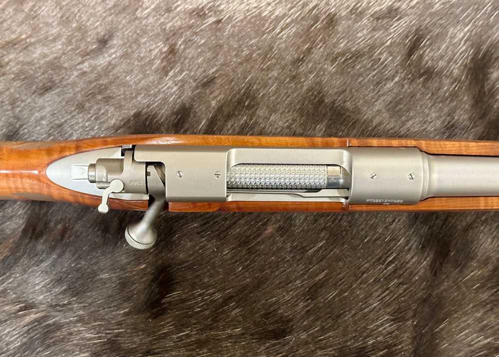 WINCHESTER MODEL 70 FEATHERWEIGHT STAINLESS DARK MAPLE 308, GOOD WOOD-img-7