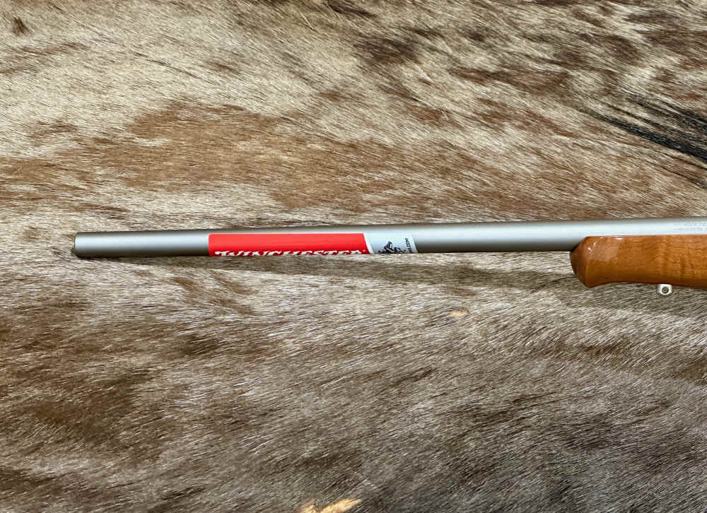WINCHESTER MODEL 70 FEATHERWEIGHT STAINLESS DARK MAPLE 308, GOOD WOOD-img-12