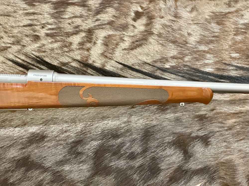WINCHESTER MODEL 70 FEATHERWEIGHT STAINLESS DARK MAPLE 308, GOOD WOOD-img-4