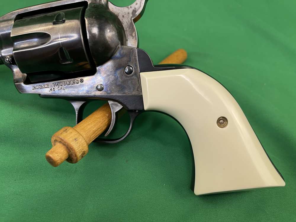 Ruger Vaquero 45 Colt Ivory Grips Case Colored-img-15