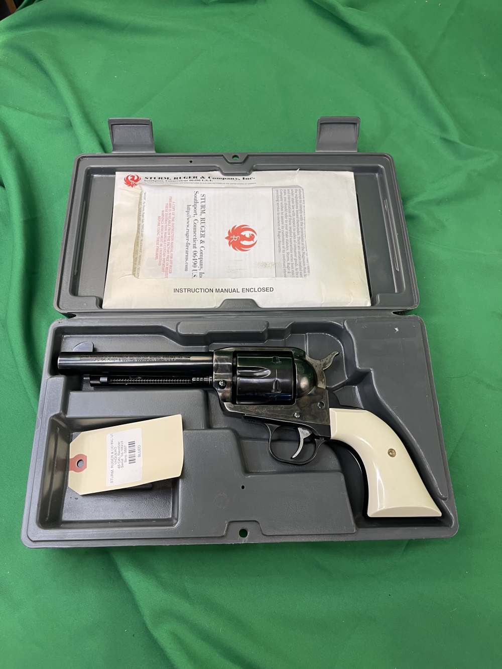 Ruger Vaquero 45 Colt Ivory Grips Case Colored-img-22