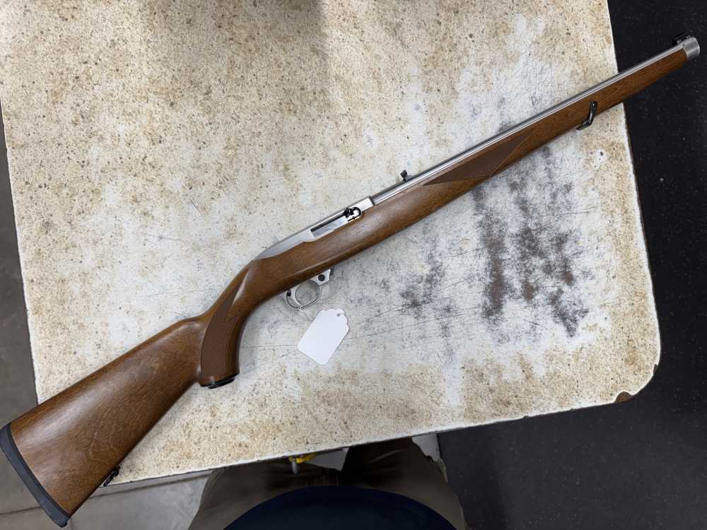 Ruger 10/22 International Stainless Steel Mannlicher 22LR Like New # 01131 -img-9