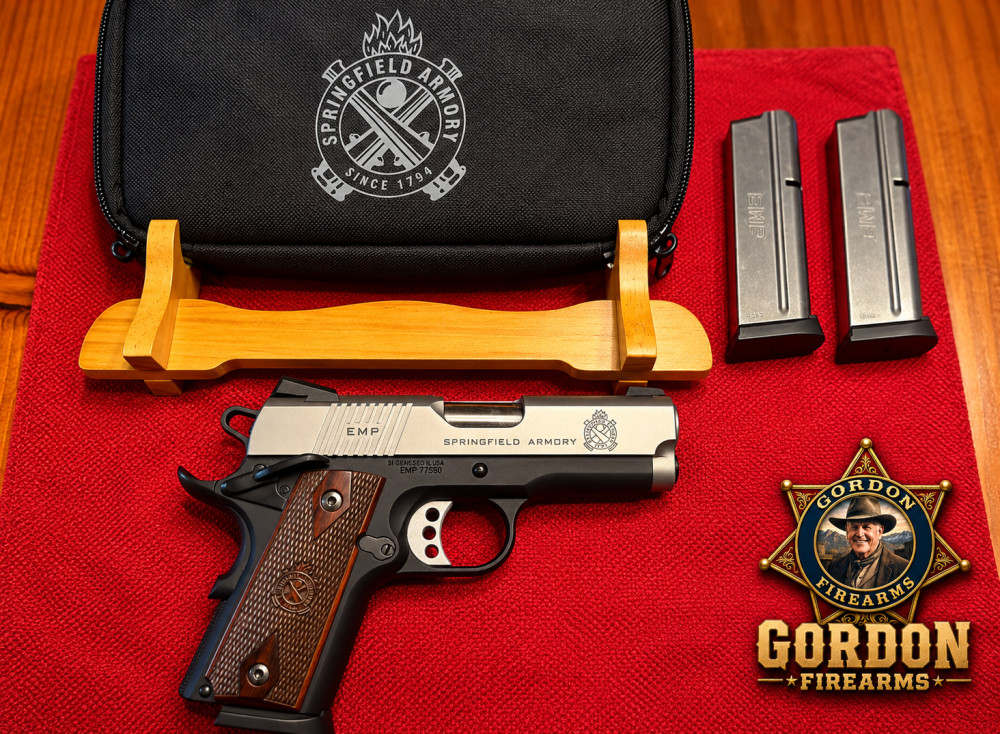 SPRINGFIELD ARMORY EMP MICRO-COMPACT 9MM • 3" BI-TONE 1911 • 3 MAGS & CASE-img-0