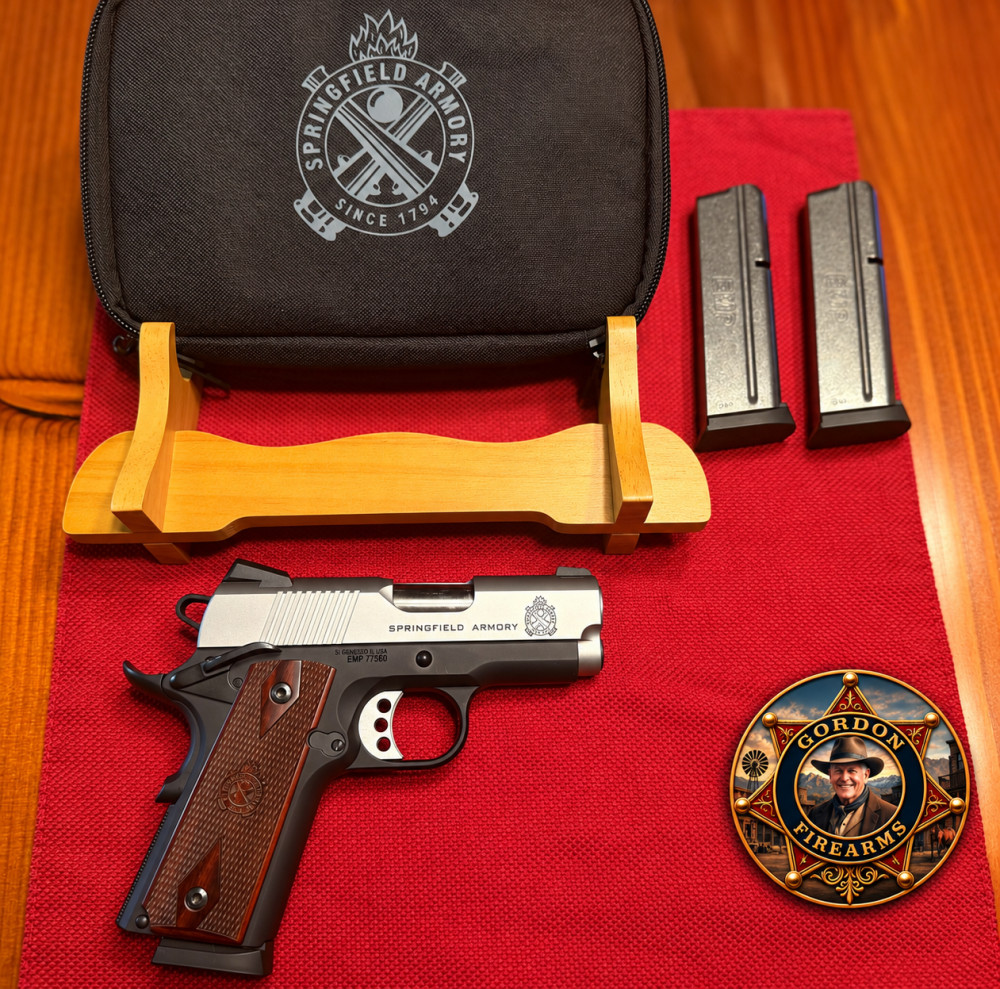 SPRINGFIELD ARMORY EMP MICRO-COMPACT 9MM • 3" BI-TONE 1911 • 3 MAGS & CASE-img-23