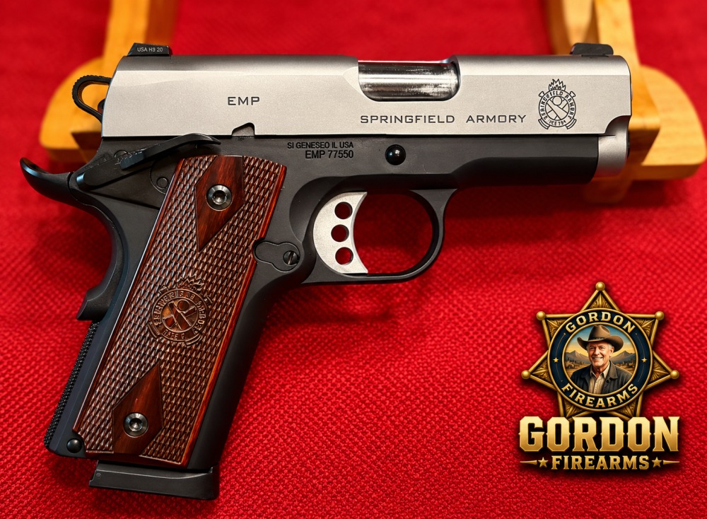 SPRINGFIELD ARMORY EMP MICRO-COMPACT 9MM • 3" BI-TONE 1911 • 3 MAGS & CASE-img-1