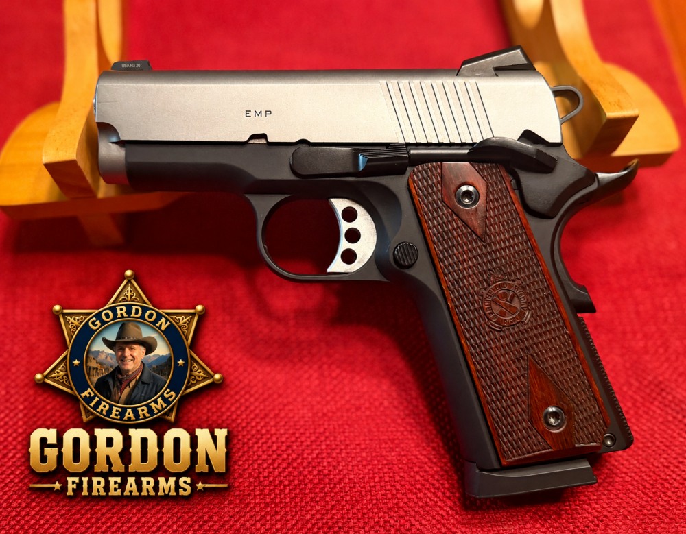 SPRINGFIELD ARMORY EMP MICRO-COMPACT 9MM • 3" BI-TONE 1911 • 3 MAGS & CASE-img-2