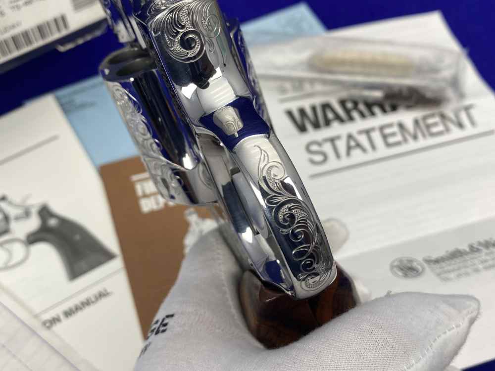 PAUL PIQUETTE FACTORY MASTER ENGRAVED Smith Wesson 629-3 .44Mag Bts 6"-img-45