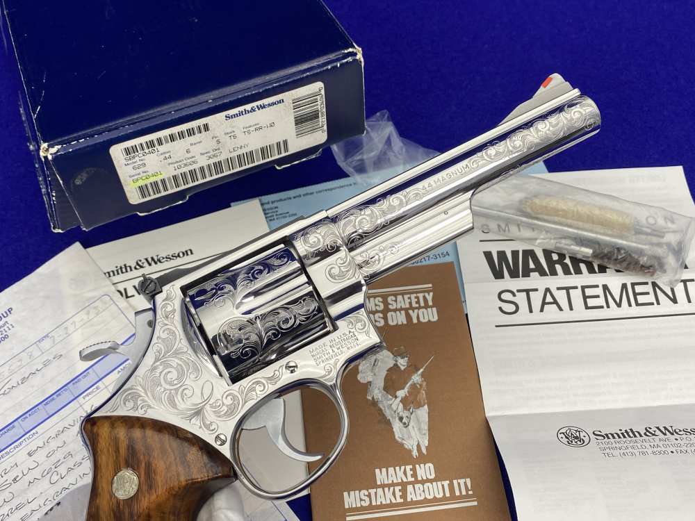 PAUL PIQUETTE FACTORY MASTER ENGRAVED Smith Wesson 629-3 .44Mag Bts 6"-img-53