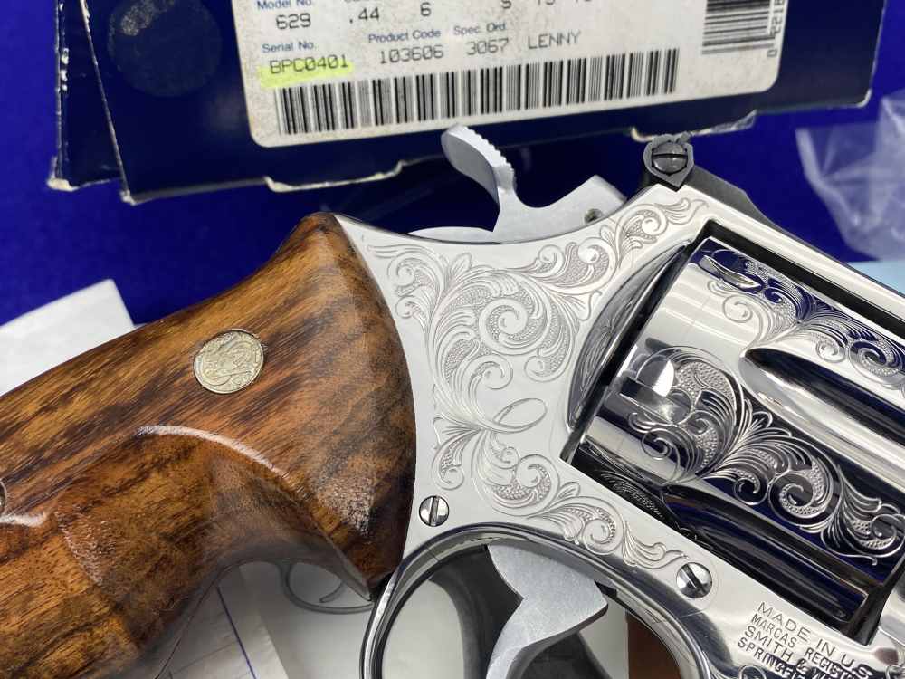 PAUL PIQUETTE FACTORY MASTER ENGRAVED Smith Wesson 629-3 .44Mag Bts 6"-img-20