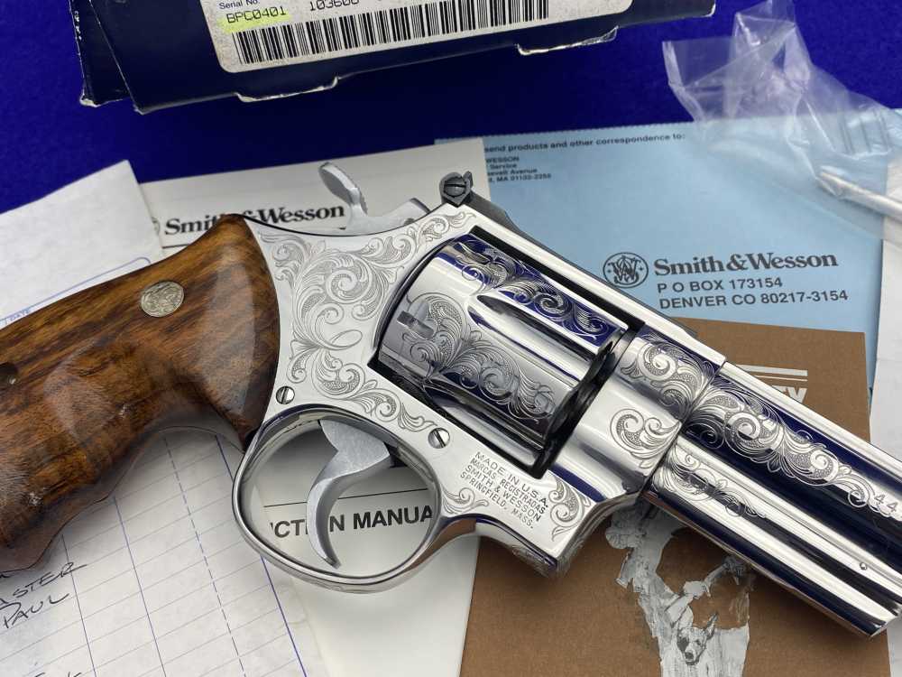 PAUL PIQUETTE FACTORY MASTER ENGRAVED Smith Wesson 629-3 .44Mag Bts 6"-img-71
