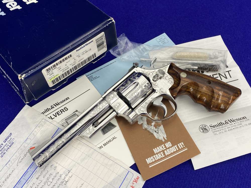 PAUL PIQUETTE FACTORY MASTER ENGRAVED Smith Wesson 629-3 .44Mag Bts 6"-img-72