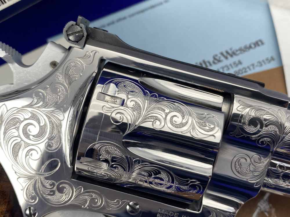 PAUL PIQUETTE FACTORY MASTER ENGRAVED Smith Wesson 629-3 .44Mag Bts 6"-img-25