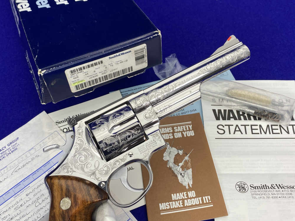 PAUL PIQUETTE FACTORY MASTER ENGRAVED Smith Wesson 629-3 .44Mag Bts 6"-img-57