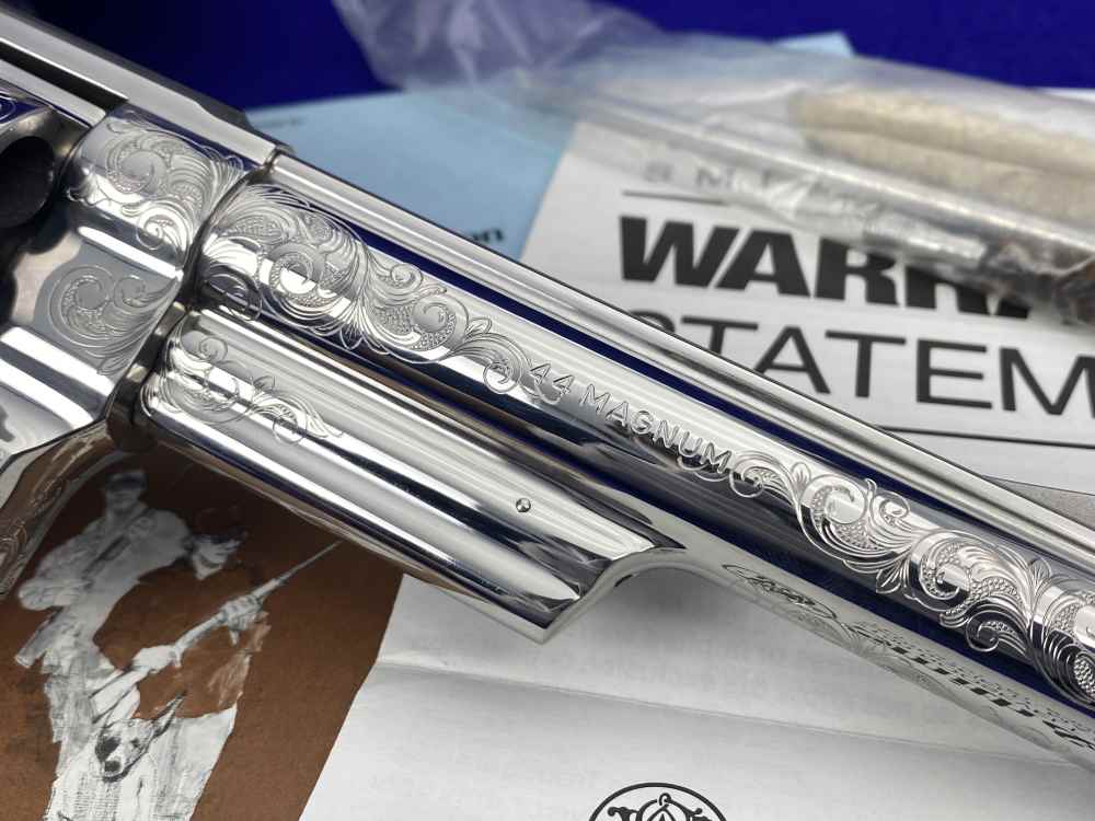 PAUL PIQUETTE FACTORY MASTER ENGRAVED Smith Wesson 629-3 .44Mag Bts 6"-img-28