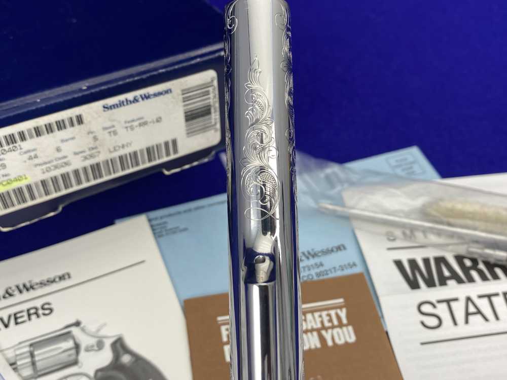 PAUL PIQUETTE FACTORY MASTER ENGRAVED Smith Wesson 629-3 .44Mag Bts 6"-img-49
