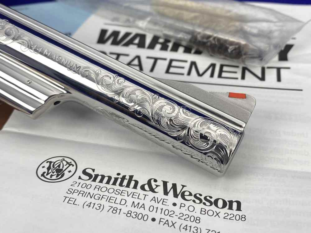 PAUL PIQUETTE FACTORY MASTER ENGRAVED Smith Wesson 629-3 .44Mag Bts 6"-img-29
