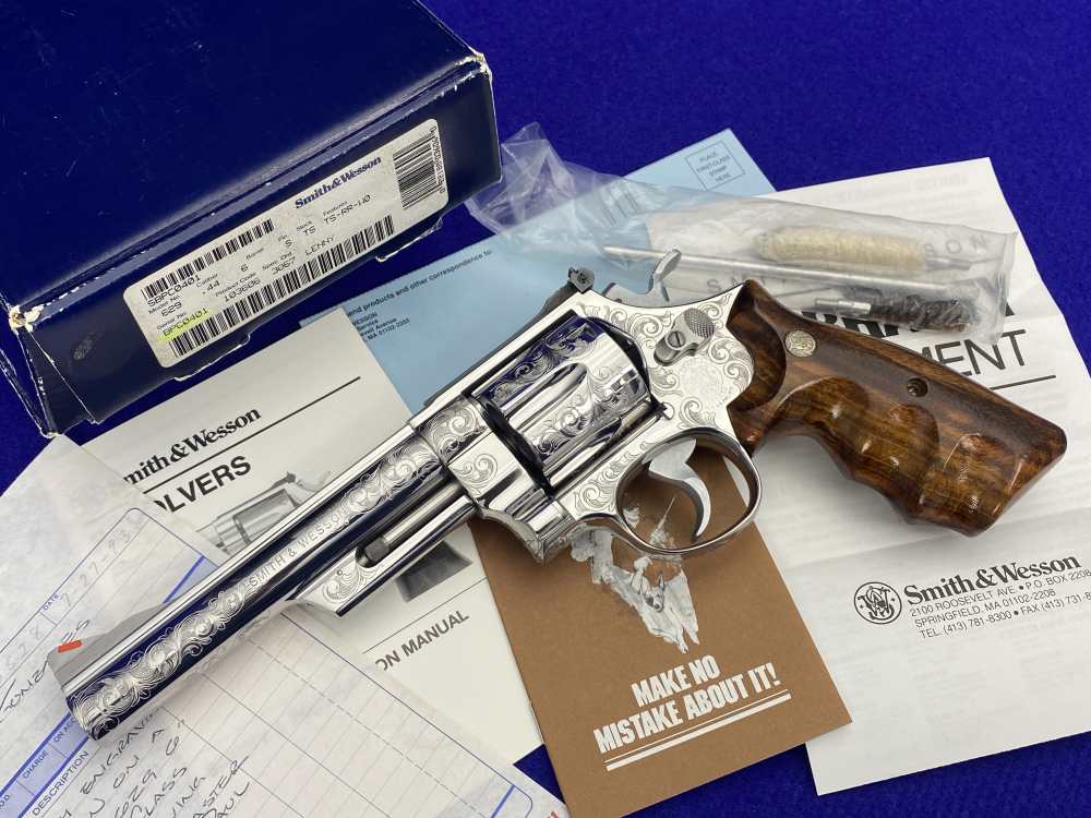 PAUL PIQUETTE FACTORY MASTER ENGRAVED Smith Wesson 629-3 .44Mag Bts 6"-img-5