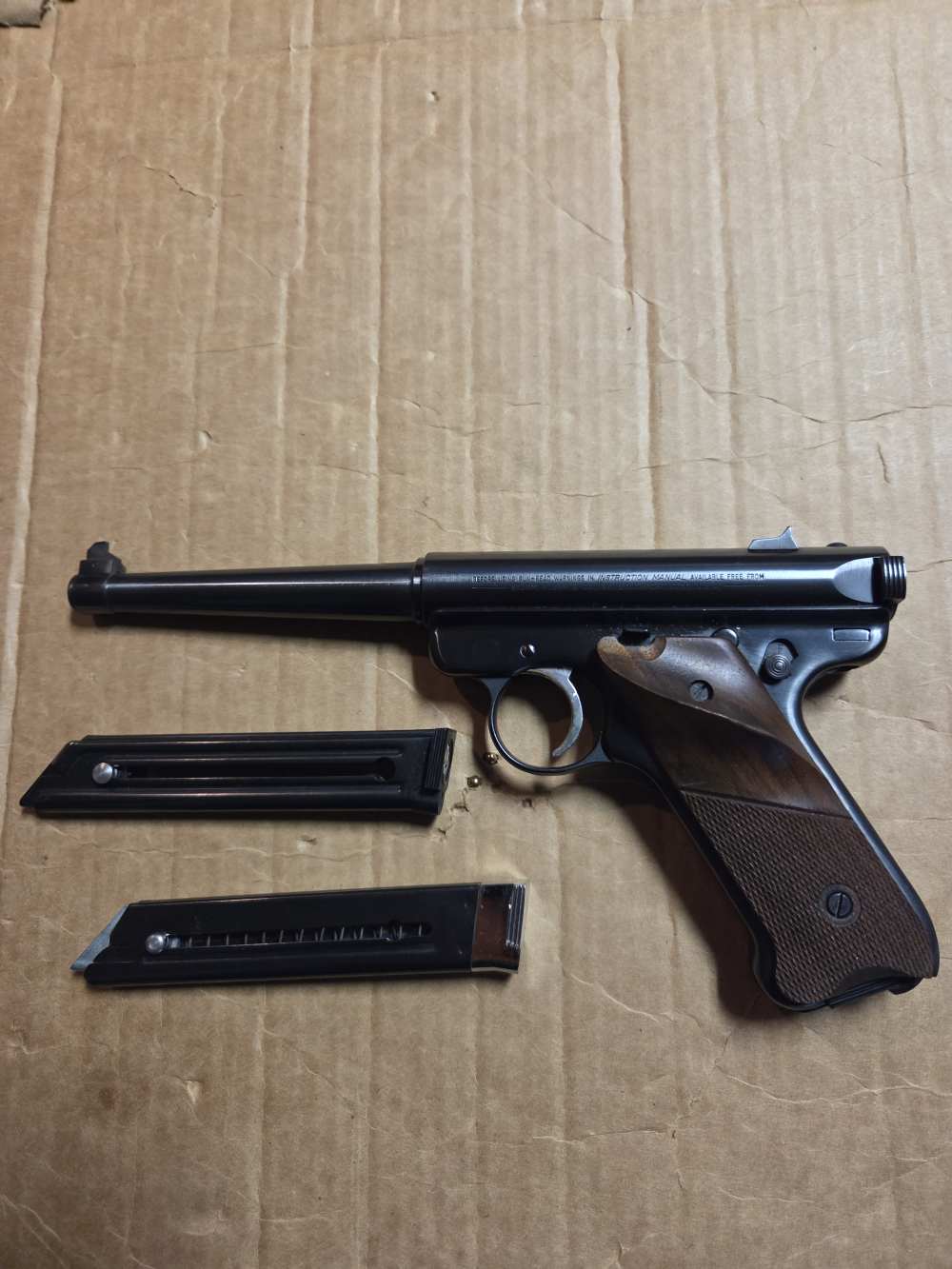 Ruger MK II Semi Auto Pistol 22LR  Ex Cond. 3 mags.-img-0