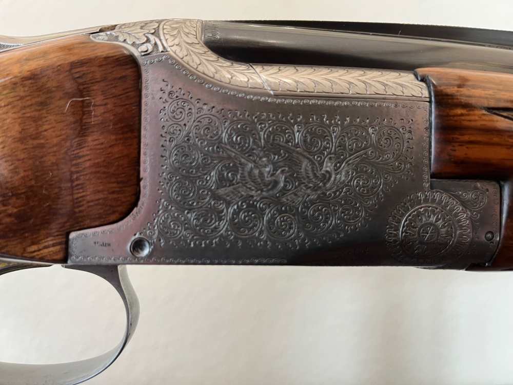 1954 Browning Pigeon Grade, 12 gauge, Funken signed, Hard Case!-img-2