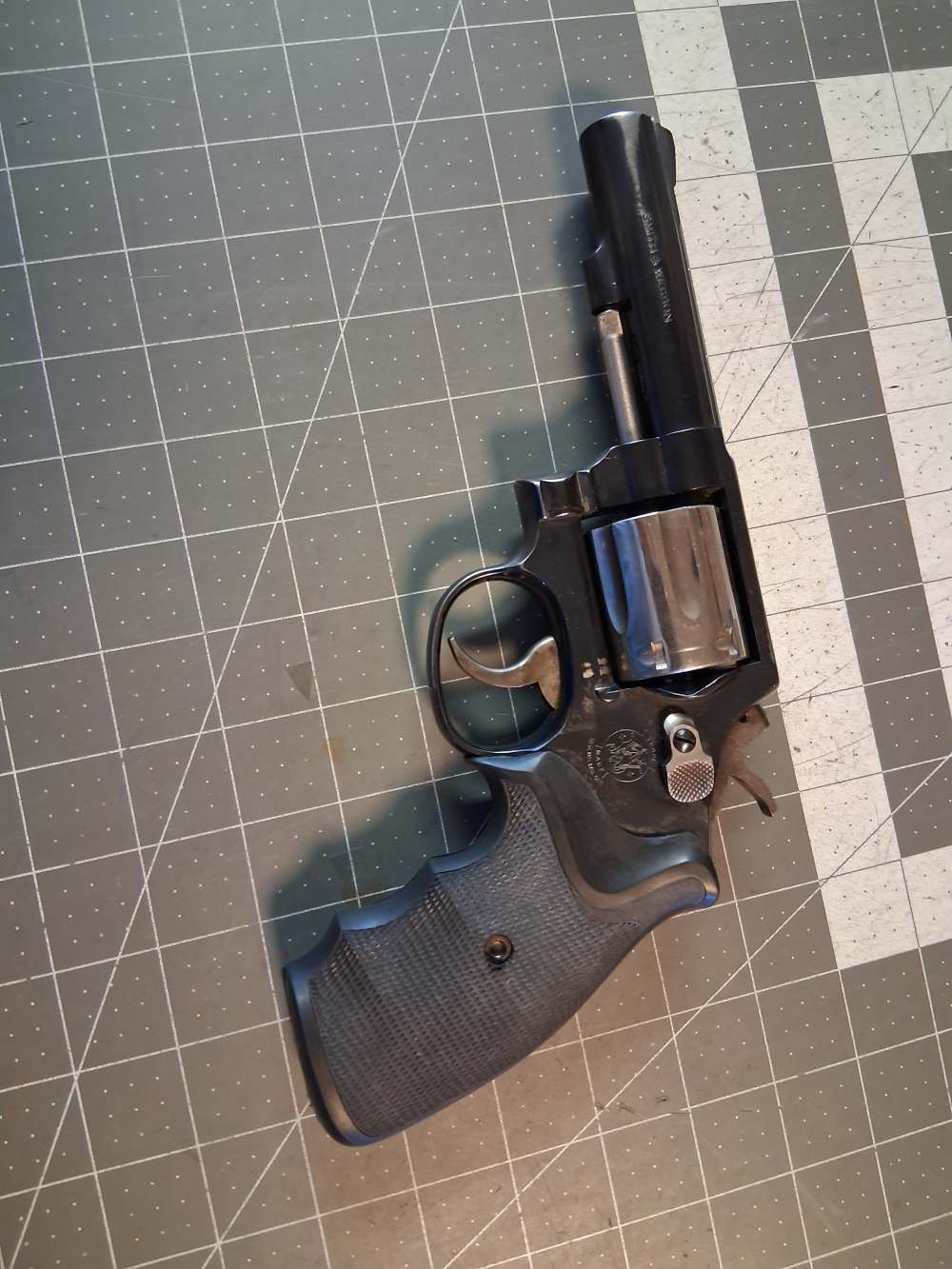 smith wesson revolver 10-10 k frame 38 special 2 tone heavy barrel-img-0