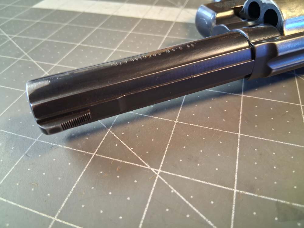 smith wesson revolver 10-10 k frame 38 special 2 tone heavy barrel-img-5