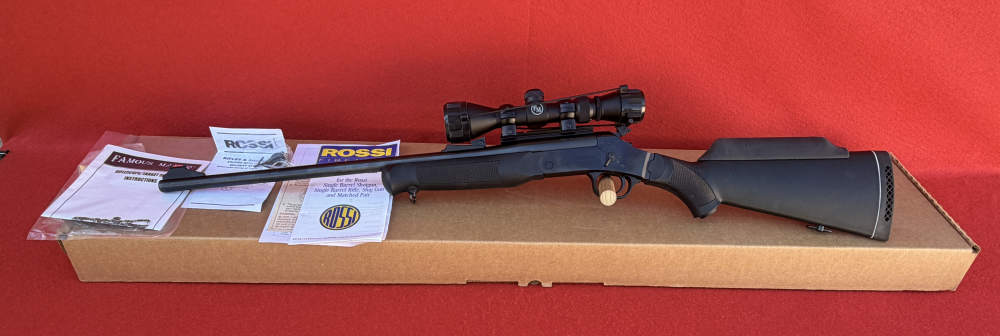 Rossi Braztech 7MM-08 REM 22" Single Shot Youth Rifle w/Scope NEW IN BOX-img-0