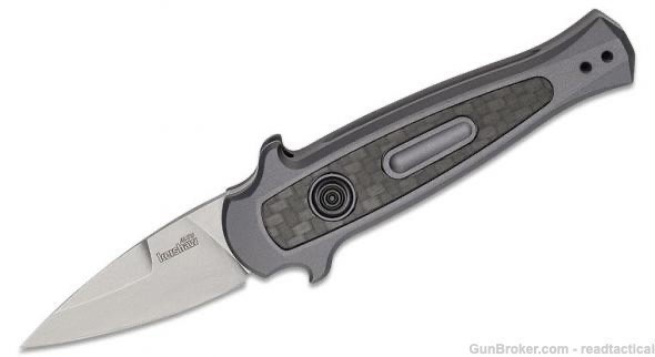 Kershaw 7130GRYSW Launch 12CA AUTO Folding Knife 1.93" Stonewashed CPM-154 -img-0