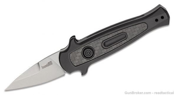 Kershaw 7130 Launch 12CA AUTO Folding Knife 1.93" Stonewashed CPM-154 Spear-img-0