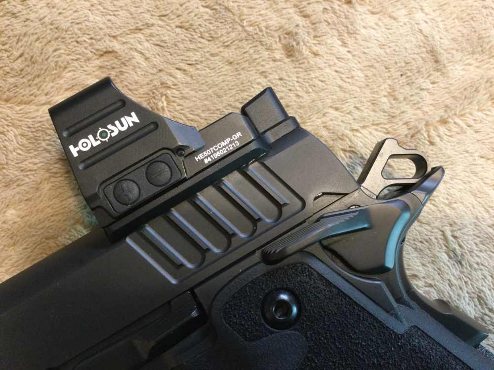STACCATO 2011 XC RACE-GUN PISTOL PKG in 9mm Cal. W/GREEN DOT OPTIC-img-5