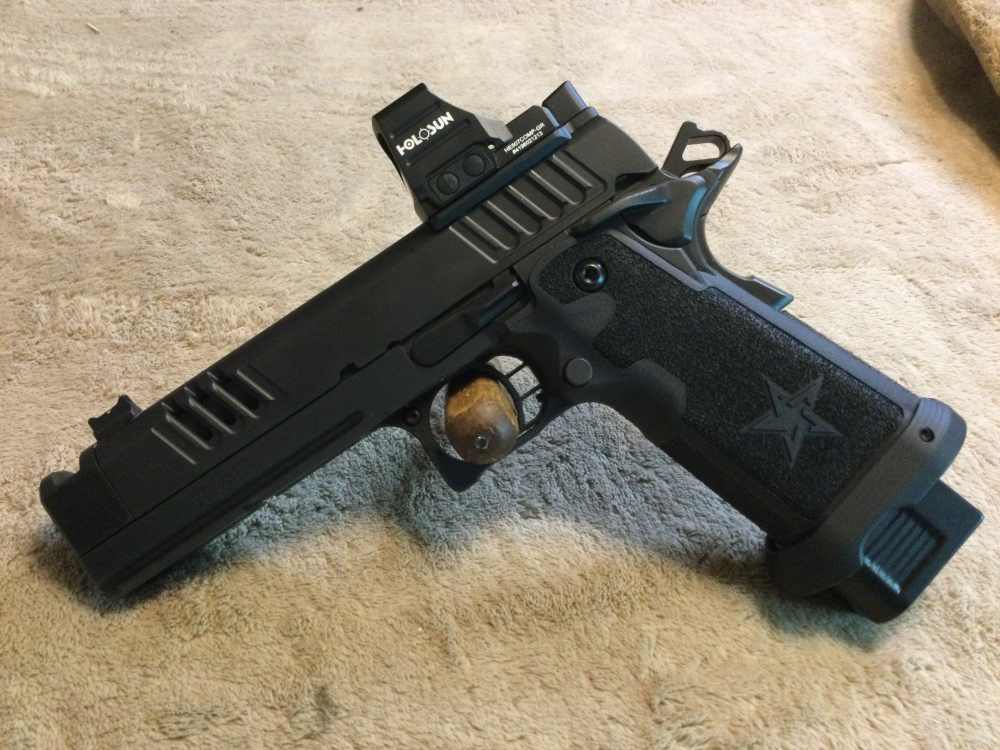 STACCATO 2011 XC RACE-GUN PISTOL PKG in 9mm Cal. W/GREEN DOT OPTIC-img-2