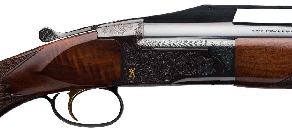 Browning BT-99 Plus 12 Ga 34" 017080401 Engraved / Adj Comb Walnut Stock-img-4